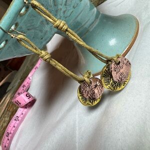 Artisan Mixed-Metal Boho Dangle Earrings